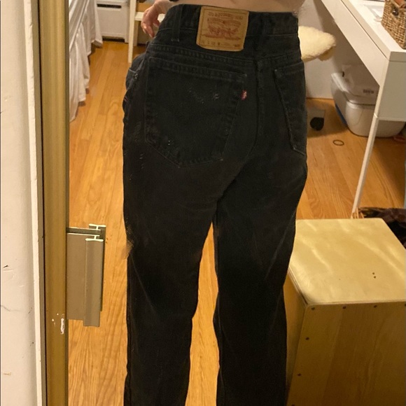 Black vintage Levi jeans - Picture 1 of 3
